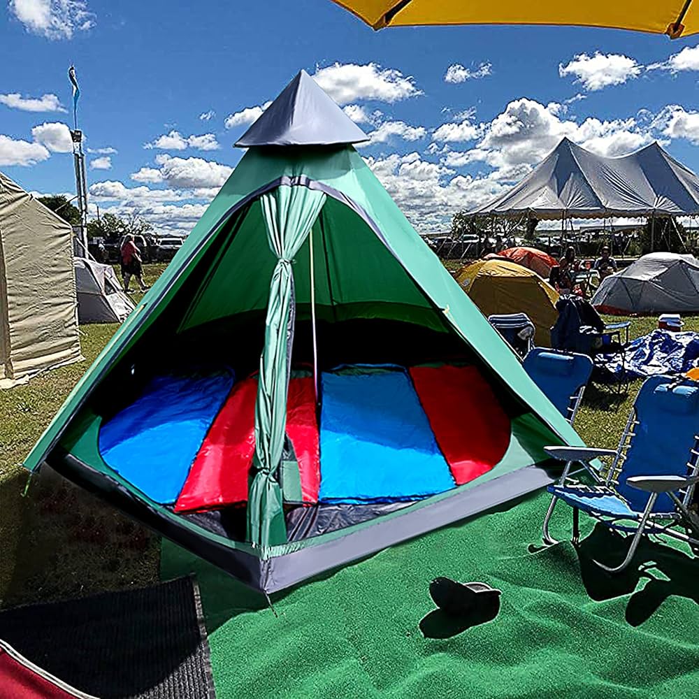 Amazon.co.jp: Teepee キャンプ用円錐型テント スクリーンルーム